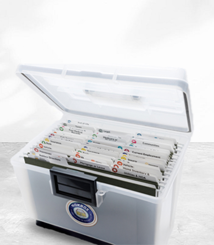 The Nokbox - Estate Planning Tool and Home Organization System